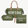 MOM’S BAG, 3 Pezzi, Mommy Bag, Borsone Cambio Ospedale, Borsa Parto, Borse Maternità per Passeggino
