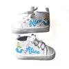 Scarpette Personalizzate, Scarpine con Nome, Scarpe da Culla con Personaggio