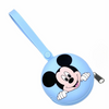 Astuccio per Ciuccio e Catenella, Custodia in Silicone Morbido, Porta Ciuccio con Stampa Disney