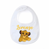 Bavaglino Personalizzato, Bavaglia Rotonda con Stampa e Nome