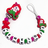 Catenella Portaciuccio Ariel, Portaciuccio con Nome, Catenina in Silicone, Porta Ciuccio Personalizzato