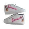Scarpette Personalizzate, Scarpine con Nome, Scarpe da Culla con Personaggio